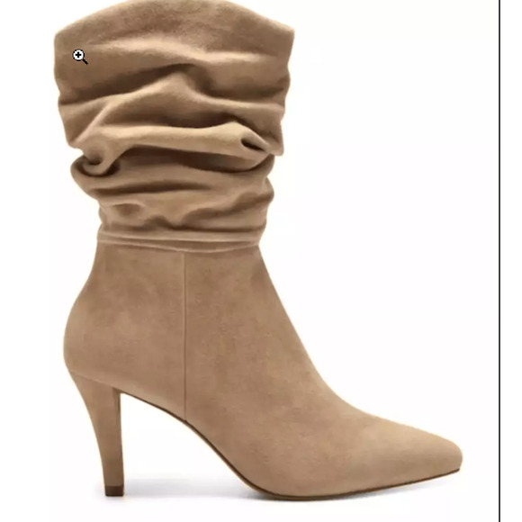 New Vince Camuto VC-SONBELA Slouch Stiletto‎ Pointed Toe Boots Sz 8.5 EU 39 - Picture 1 of 9